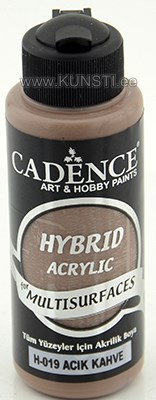 Hybrid acrylic paint h-019 light brown 70 ml  ― VIP Office HobbyART