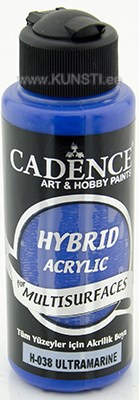 Акриловая краска Hybrid Cadence h-038 ultramarin blue 70 ml  ― VIP Office HobbyART