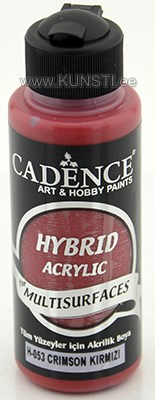 Акриловая краска Hybrid Cadence h-053 crimson red 70 ml  ― VIP Office HobbyART