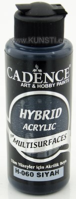 Hybrid acrylic paint h-060 black 70 ml  ― VIP Office HobbyART