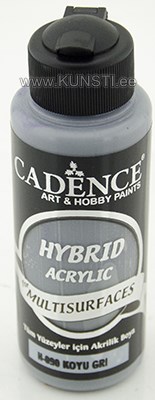 Hybrid acrylic paint h-090 dark gray 70 ml  ― VIP Office HobbyART