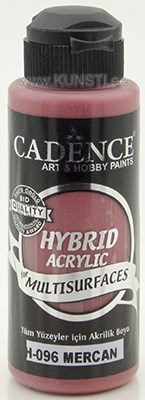 Hybrid acrylic paint h-096 coral 70 ml  ― VIP Office HobbyART