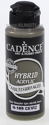Hybrid acrylic paint h-109 walnut 70 ml ― VIP Office HobbyART