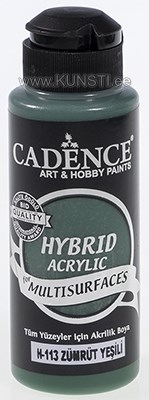 Hybrid acrylic paint h-113 emerald 70ml ― VIP Office HobbyART