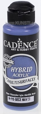 Akrüülvärv Hybrid Cadence h-115 midnight blue 70ml ― VIP Office HobbyART