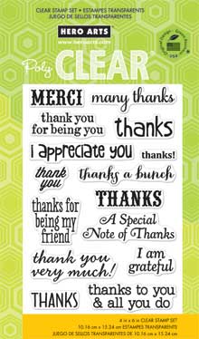 Cl: Thanks A Bunch 4X6 - Clear Stamps