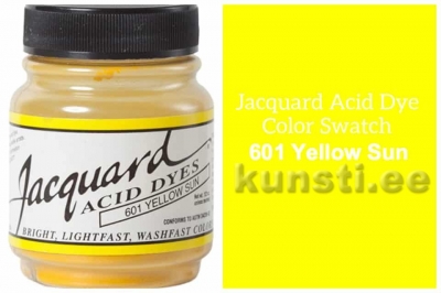 Кислотные порошковые красители Jacquard Acid Dye 601 14g солнечный жёлтый ― VIP Office HobbyART