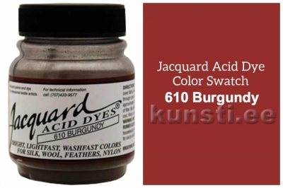 Кислотные порошковые красители Jacquard Acid Dye 610 14g бургундский ― VIP Office HobbyART