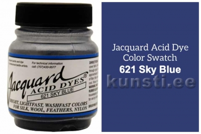Кислотные порошковые красители Jacquard Acid Dye 621 14g небесно-голубой ― VIP Office HobbyART