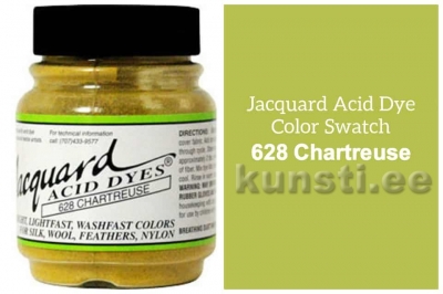Кислотные порошковые красители Jacquard Acid Dye 628 14g зелено-желтый ― VIP Office HobbyART