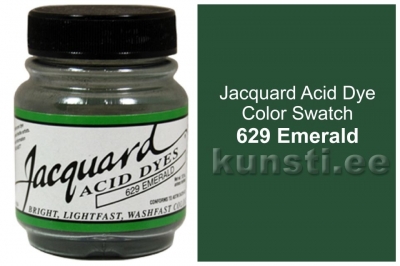 Кислотные порошковые красители Jacquard Acid Dye 629 14g Emerald ― VIP Office HobbyART