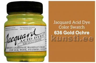 Кислотные порошковые красители Jacquard Acid Dye 636 14g охра золотистая ― VIP Office HobbyART