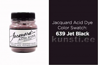 Кислотные порошковые красители Jacquard Acid Dye 639 14g черный яркий ― VIP Office HobbyART