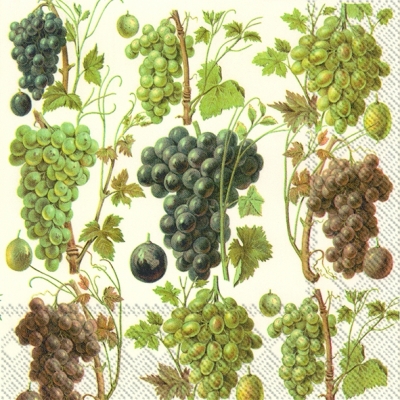 Салфетка для декупажа L-607800 33 x 33 cm GRAPE HARVEST ― VIP Office HobbyART