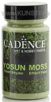 Краска текстурная эффект мха Moss effect 3633 light green 90 ml Cadence ― VIP Office HobbyART