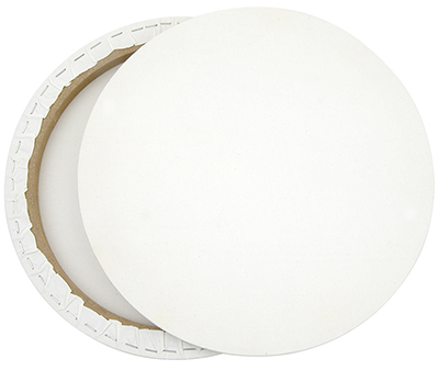 Primed canvas MDF cotton 280g, size: d30cm Round ― VIP Office HobbyART