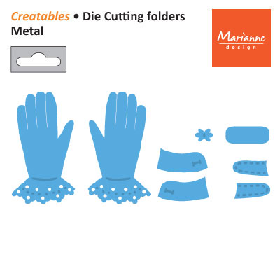 Ножи Marianne Design Creatables LR0336 Tiny's gloves ― VIP Office HobbyART