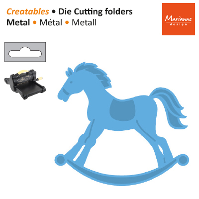 Die Marianne Design Creatables LR0347 rocking horse ― VIP Office HobbyART