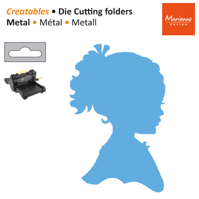 Die Marianne Design Creatables LR0349 silhouette girl ponytail ― VIP Office HobbyART