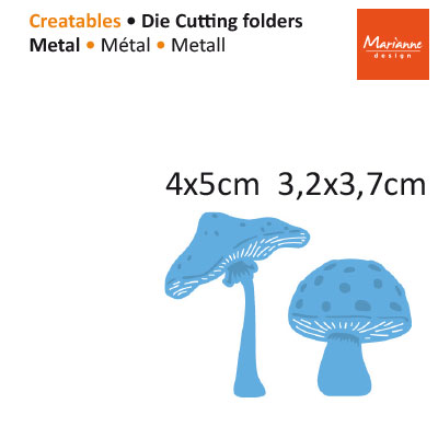 Lõikenoad Marianne Design Creatabls LR0372 mushrooms