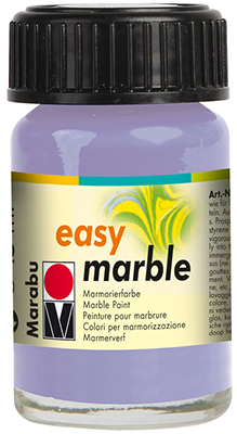 Краска для мармарирования Marabu Easy Marble 15ml 007 lavender ― VIP Office HobbyART