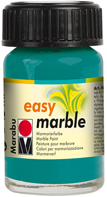 Краска для мармарирования Marabu Easy Marble 15ml 098 turquise ― VIP Office HobbyART