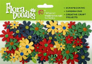 Florettes - Red/Yellow/Dark Blue/Green