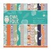 15 x 15 cm Paper Pack (32pk) - Owl Folk