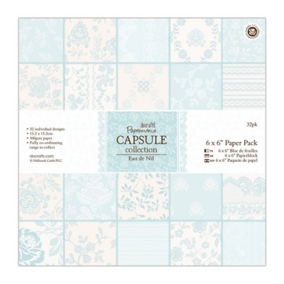 15 x 15 cm Paper Pack (32pk) - Capsule Collection - Eau De Nil ― VIP Office HobbyART