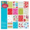 30 x30 Doubled Sided Paper Pack Linen (32pk) - Folk Christmas