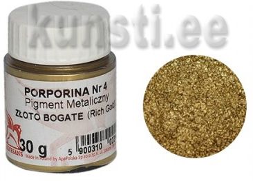 Порошок для затирания трещин и золочения, Porporina 4 Renesans Rich Gold 20 gr ― VIP Office HobbyART