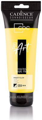 ProART heavy body Acrylic paint PR-004 primary yellow 120ml ― VIP Office HobbyART