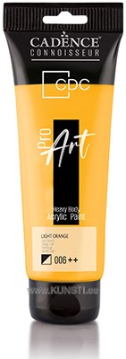 ProART heavy body Acrylic paint PR-006 light orange 120ml ― VIP Office HobbyART