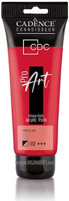 ProART heavy body Acrylic paint PR-012 pyrrole red 120ml ― VIP Office HobbyART