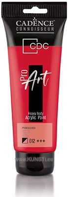 ProART heavy body Акриловая краска PR-012 pyrrole red 120ml ― VIP Office HobbyART