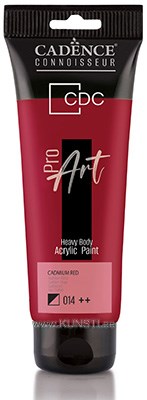 ProART heavy body Акриловая краска PR-014 cadmium red 120ml ― VIP Office HobbyART