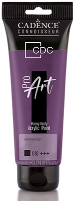 ProART heavy body Акриловая краска PR-018 medium violet 120ml ― VIP Office HobbyART