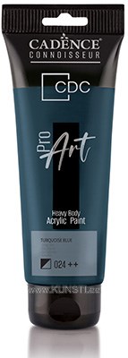 ProART heavy body Akrüülvärv PR-024 turquoise blue 120ml ― VIP Office HobbyART