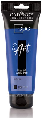 ProART heavy body Акриловая краска PR-026 cobalt blue 120ml ― VIP Office HobbyART