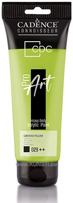ProART heavy body Acrylic paint PR-029 greenish yellow 120ml ― VIP Office HobbyART