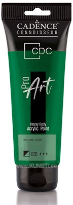 ProART heavy body Acrylic paint PR-031 brilliant green 120ml ― VIP Office HobbyART