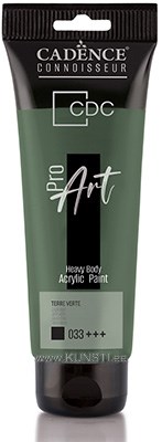 ProART heavy body Akrüülvärv PR-033 terre verte 120ml ― VIP Office HobbyART