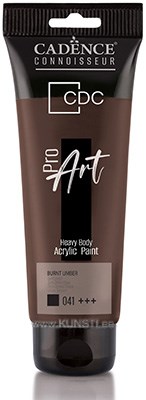 ProART heavy body Akrüülvärv PR-041 burnt umber 120ml ― VIP Office HobbyART