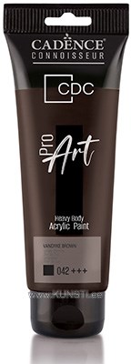 ProART heavy body Acrylic paint PR-042 vandyke brown 120ml ― VIP Office HobbyART