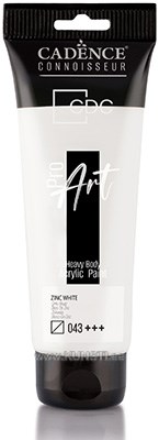 ProART heavy body Акриловая краска PR-043 zinc white 120ml ― VIP Office HobbyART