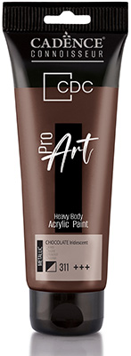 ProART heavy body Acrylic paint Metallic Iridescent PRM-311 chocolate 120ml ― VIP Office HobbyART