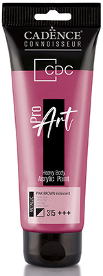 ProART heavy body Акриловая краска Metallic Iridescent PRM-315 pink brown 120ml ― VIP Office HobbyART