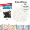 Bracelet loops x300 + S-clips x12 UV color change