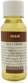 Bleached refined linseed-oil 100ml, Renesans ― VIP Office HobbyART