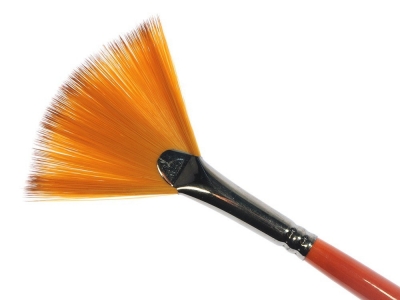 Synthetic brush, fan 1097FN № 8 ― VIP Office HobbyART